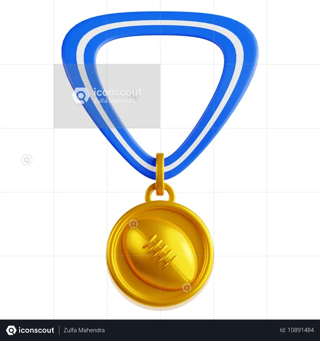 Médaille  3D Icon