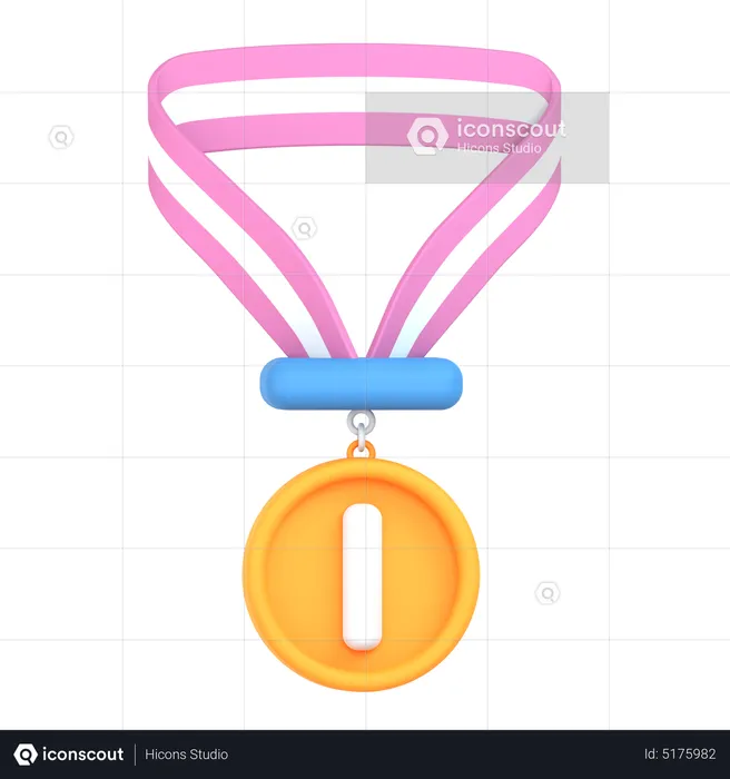 Médaille  3D Icon