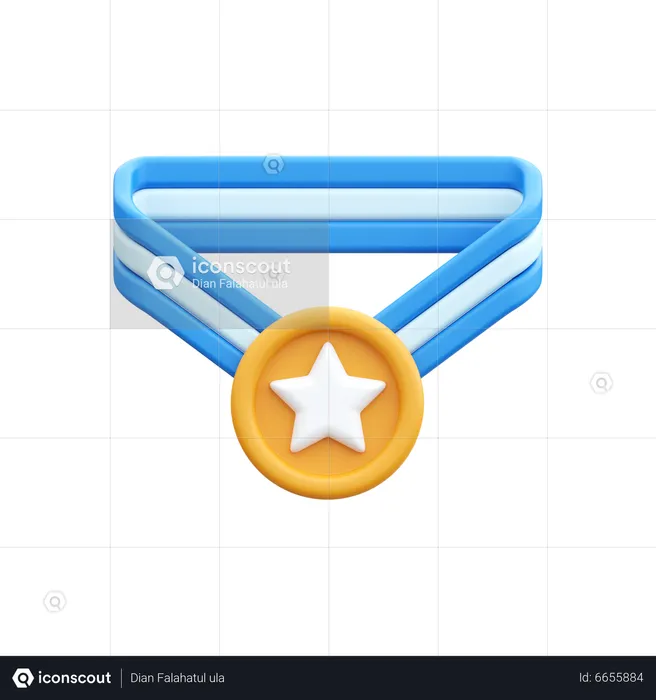 Medaille  3D Icon