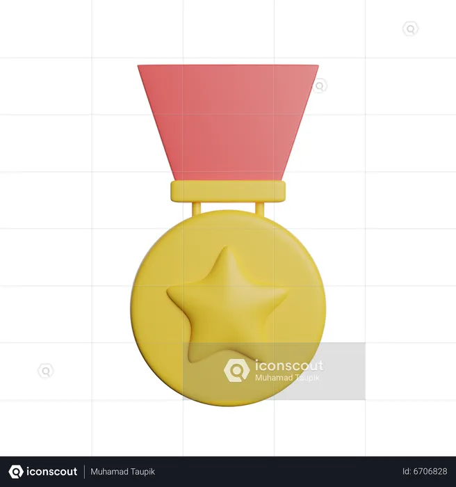 Médaille  3D Icon