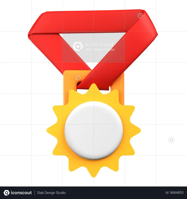 Médaille de réussite  3D Icon