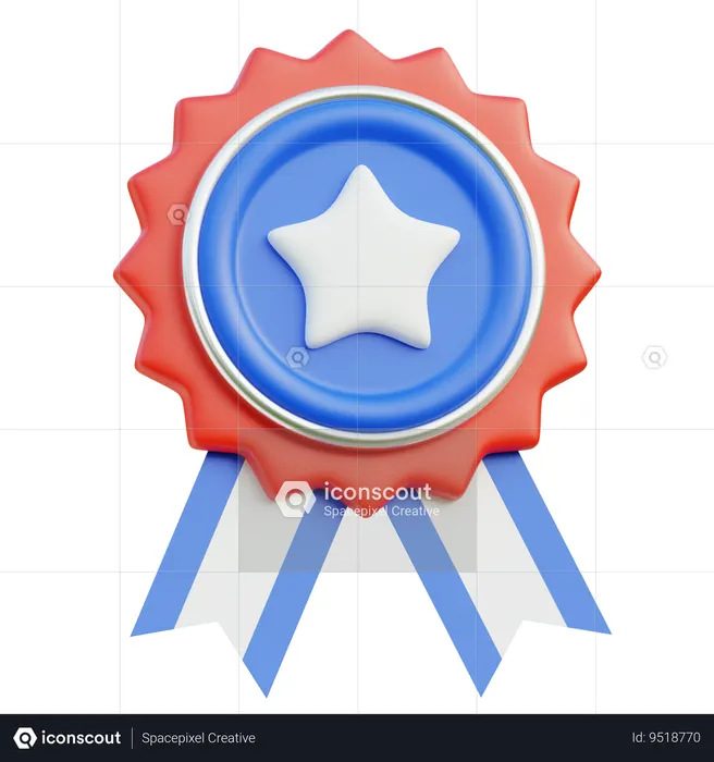 Medal  3D Icon