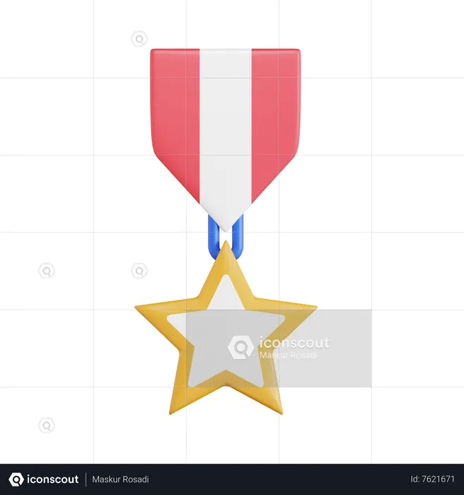 Medal  3D Icon