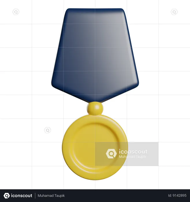 Medal  3D Icon