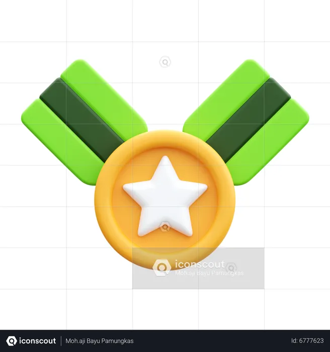 Medal  3D Icon