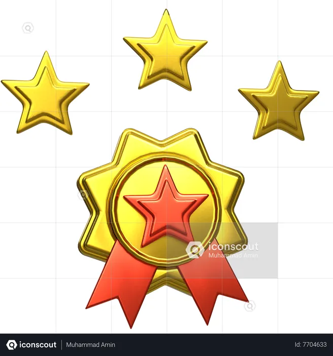 Medal  3D Icon