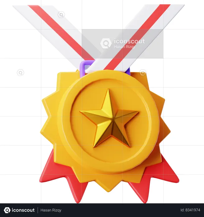Medal  3D Icon