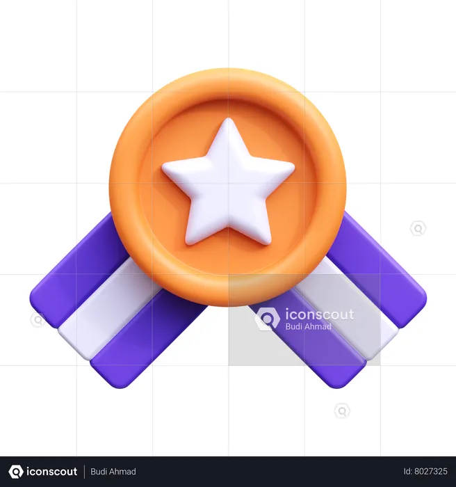 Medal  3D Icon