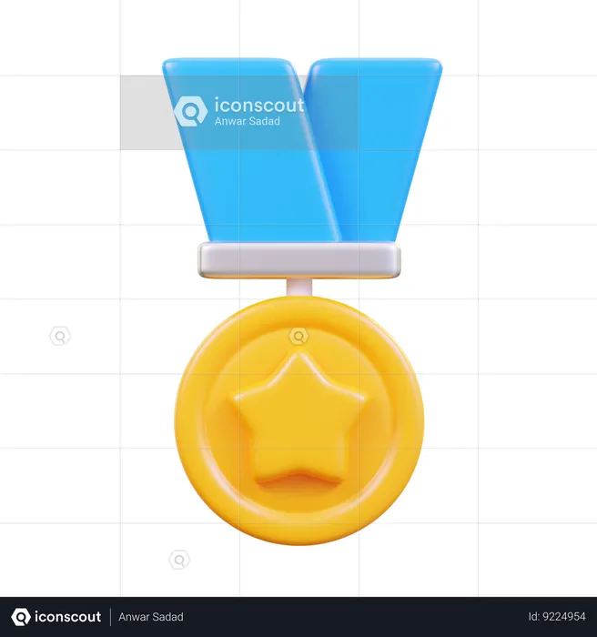 Medal  3D Icon