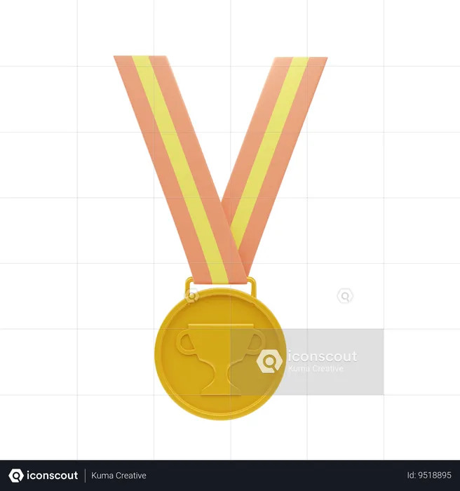 Medal  3D Icon