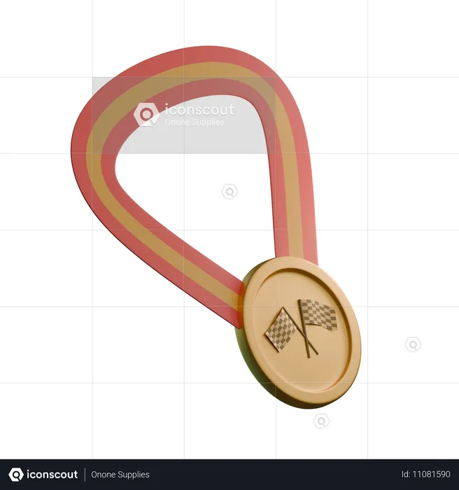 Medal  3D Icon