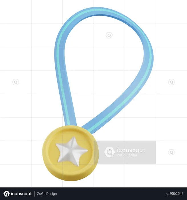 Medal  3D Icon