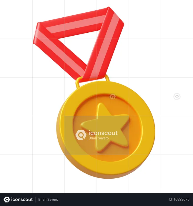 Medal  3D Icon