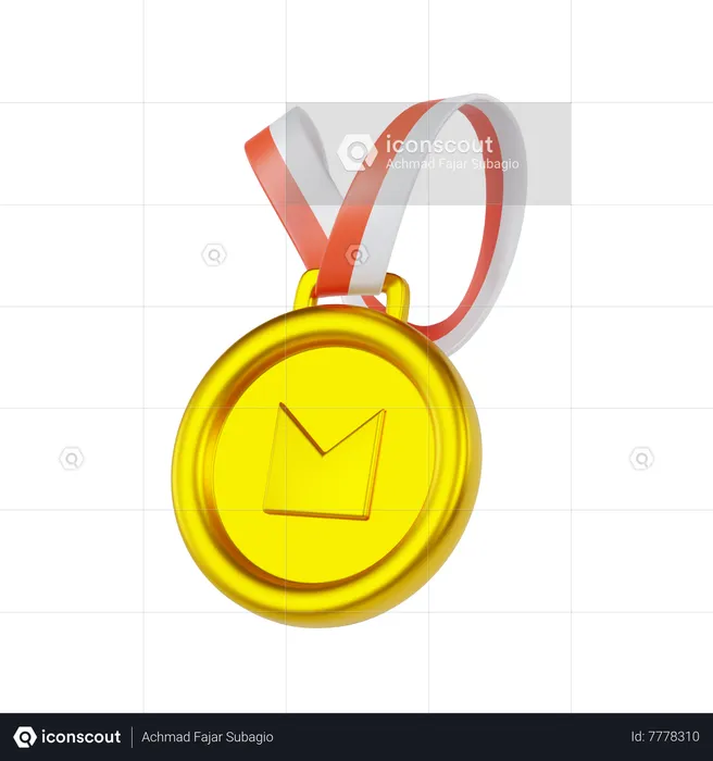 Medal  3D Icon