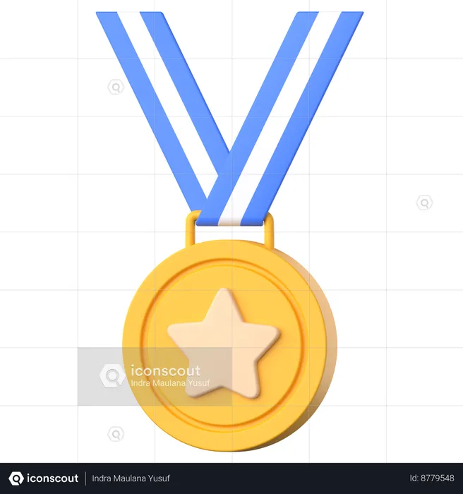 Medal  3D Icon