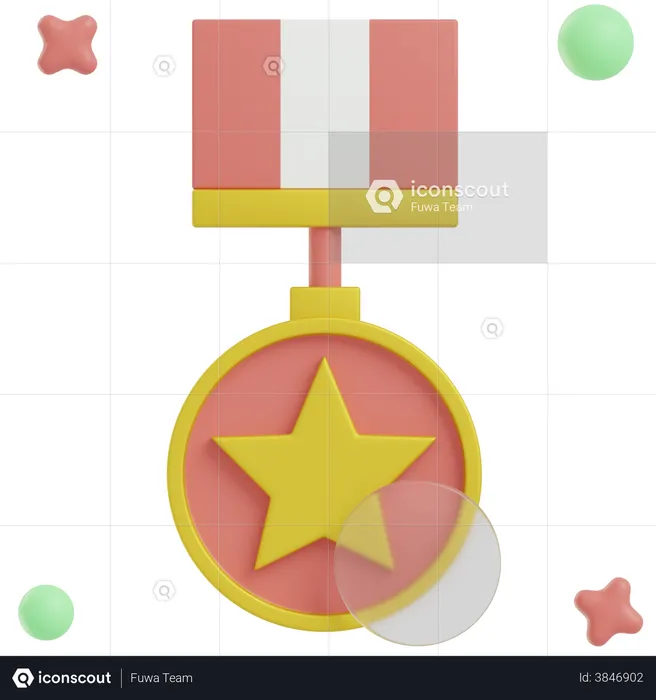 Medal  3D Illustration