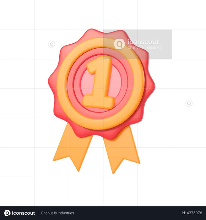 Medal  3D Illustration