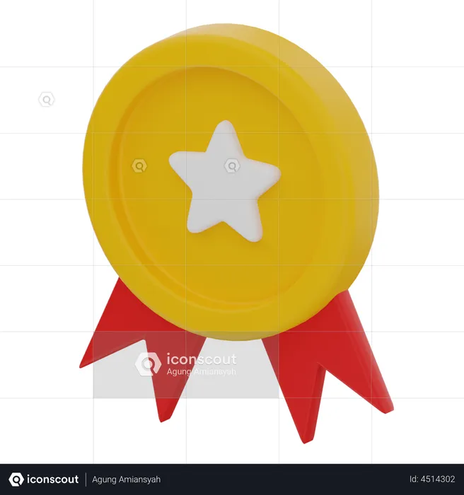 Medal  3D Illustration