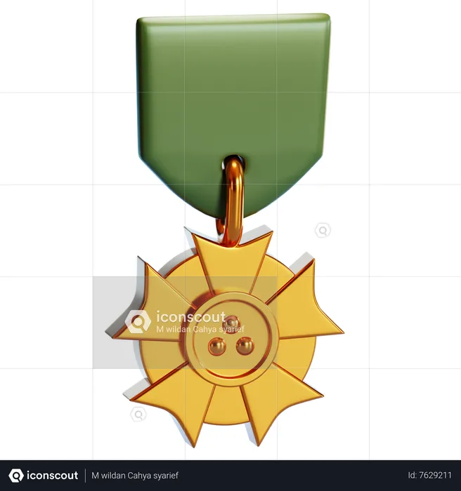 MEDAL  3D Icon