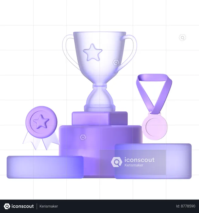 Medal Achievement  3D Icon