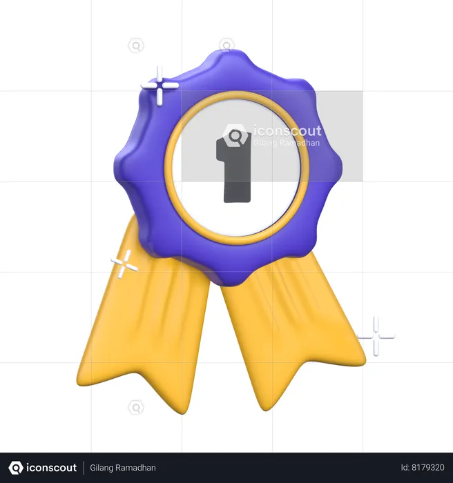 Medal Award  3D Icon