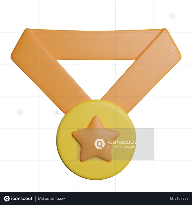 Medalha  3D Icon