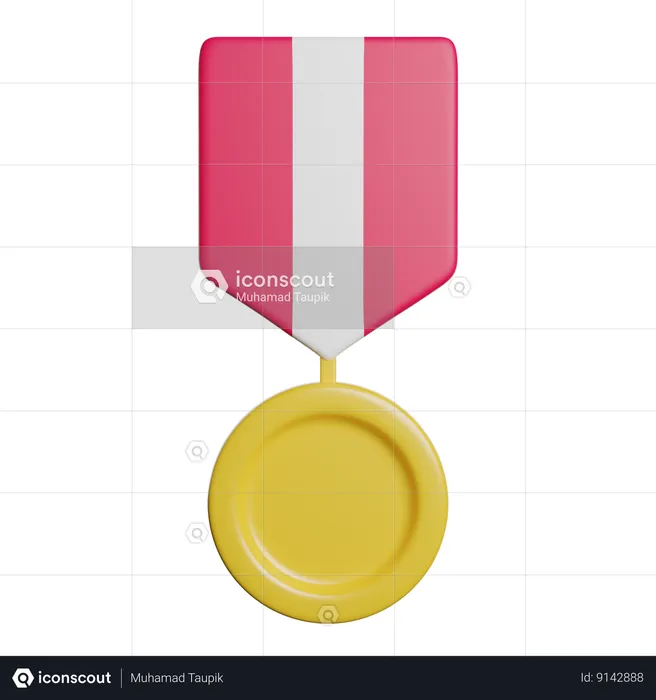 Medalha  3D Icon