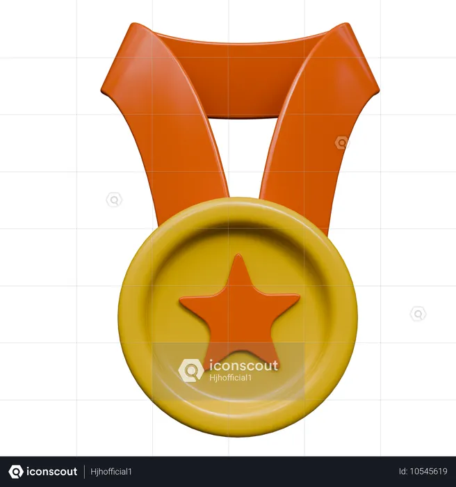 Medalha  3D Icon