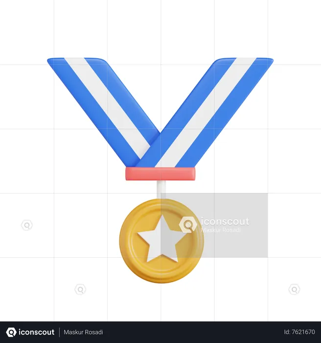 Medalha  3D Icon