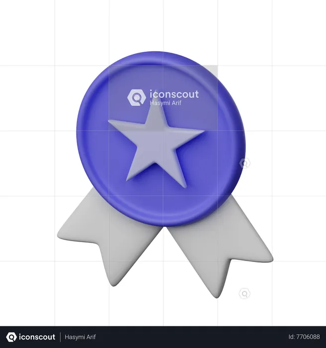 Medalha  3D Icon