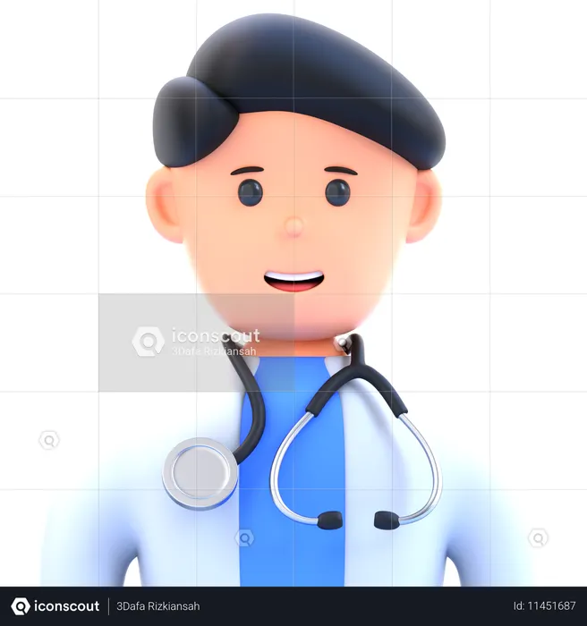 Médecin  3D Icon