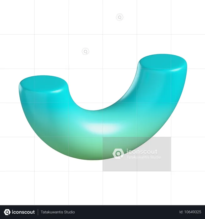 Media rosquilla  3D Icon