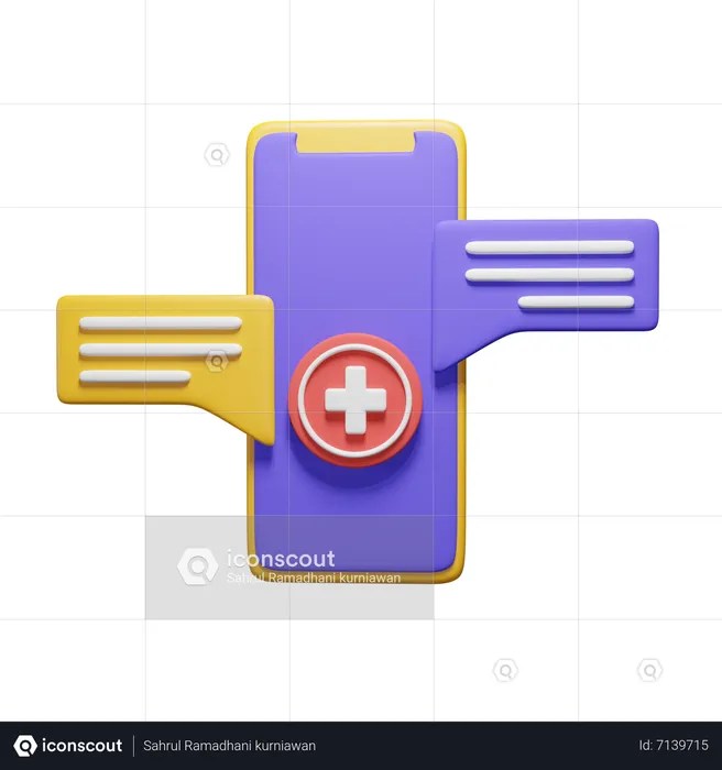 Medical App  3D Icon