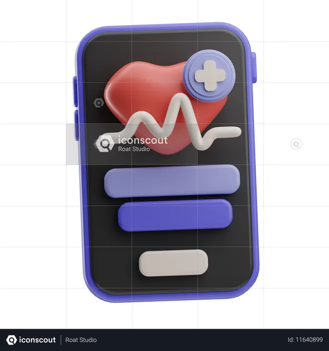 Medical app  3D Icon