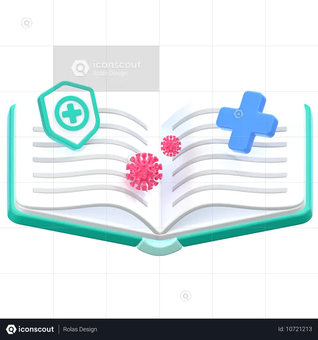 Medical Book  3D Icon