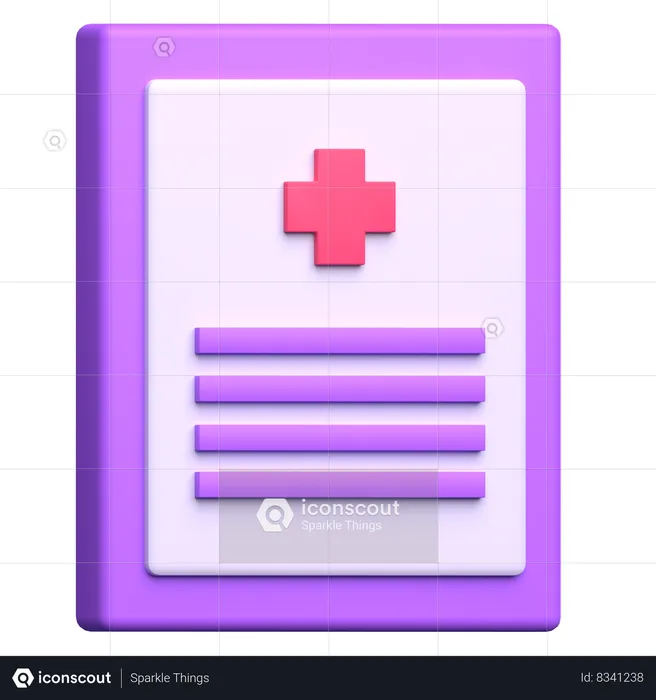 Medical Book  3D Icon