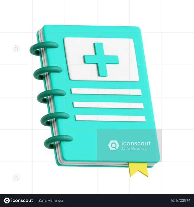 Medical Book  3D Icon