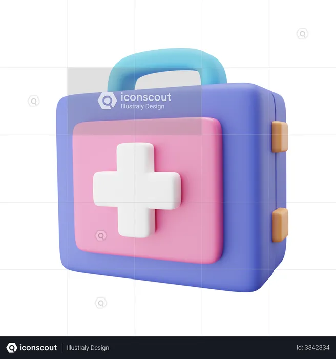 Medical Box  3D Icon