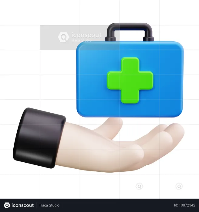 Medical Box  3D Icon