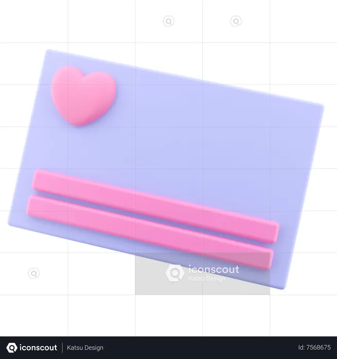 Medical Card  3D Icon