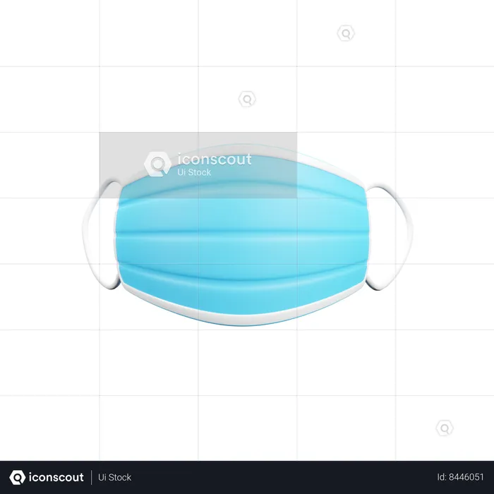 Medical Face Mask  3D Icon