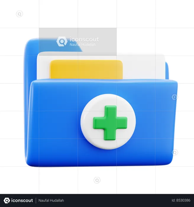 Medical Folder  3D Icon