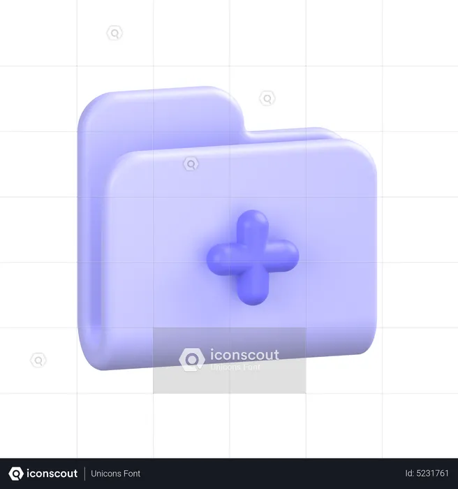 Medical Folder  3D Icon