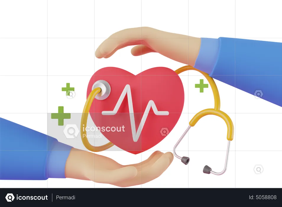 Medical health services  3D Illustration