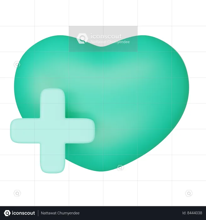 Medical Heart  3D Icon