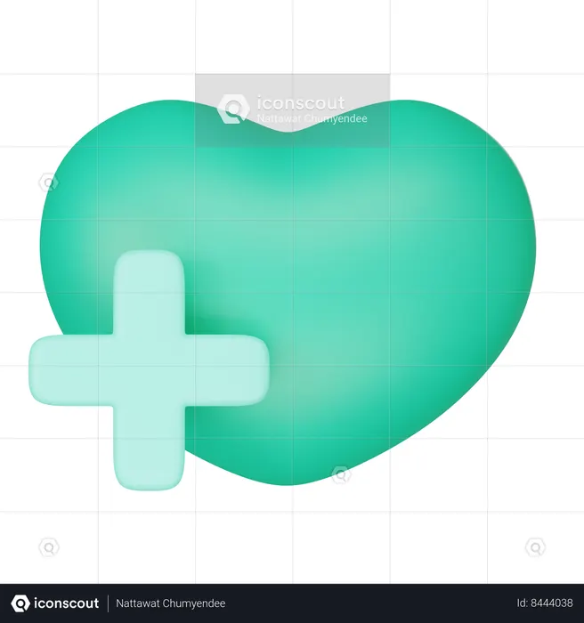 Medical Heart  3D Icon
