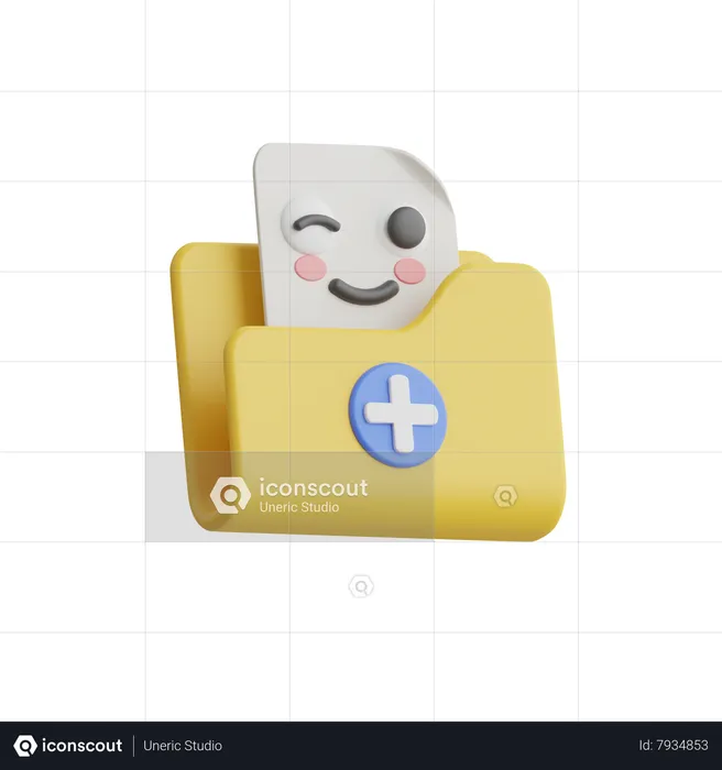 Medical History  3D Icon