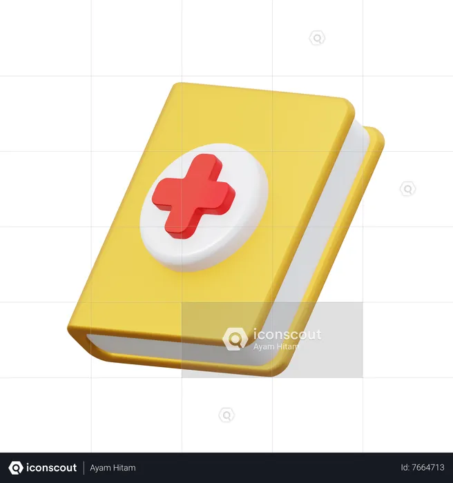 Medical Journal  3D Icon
