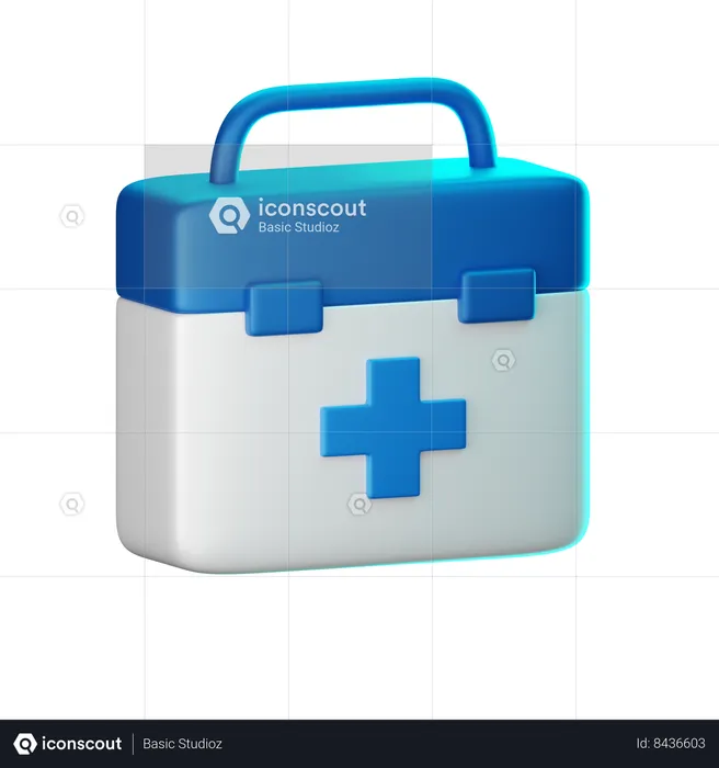 Medical Kit  3D Icon