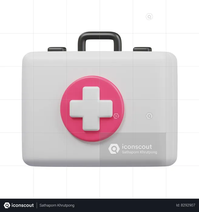 Medical Kit  3D Icon